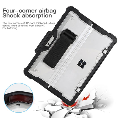 For MicroSoft Surface Pro 4 / 5 / 6 / 7 / 7+ Acrylic Transparent Hand Shoulder Strap Laptop Case - Other by buy2fix | Online Shopping UK | buy2fix