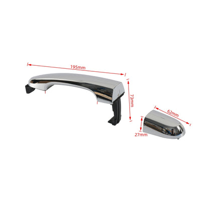 A6849-03 Car Rear Right Door Outside Handle 82651-2P010 for Kia Sorento 2011-2015 - In Car by buy2fix | Online Shopping UK | buy2fix
