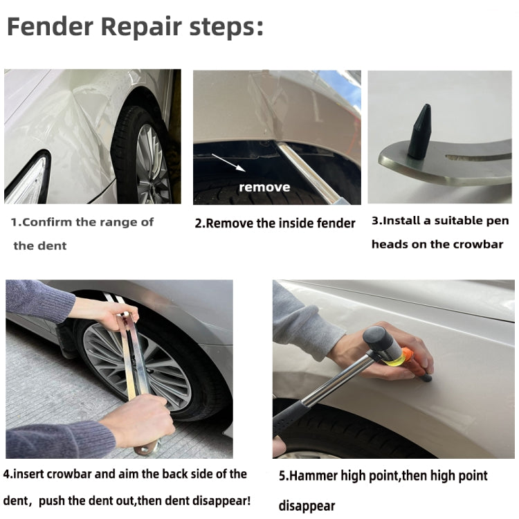 N6 96 in 1 Car Paintless Dent Removal Fender Damage Repair Puller Lifter, Plug Type:Cigarette Lighter Plug - In Car by buy2fix | Online Shopping UK | buy2fix