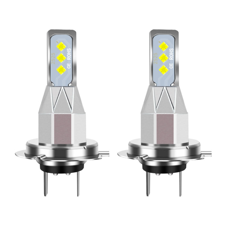 1 Pair H7 DC 12V-24V 12W 1800LM Car LED Fog Light(White Light) - In Car by buy2fix | Online Shopping UK | buy2fix