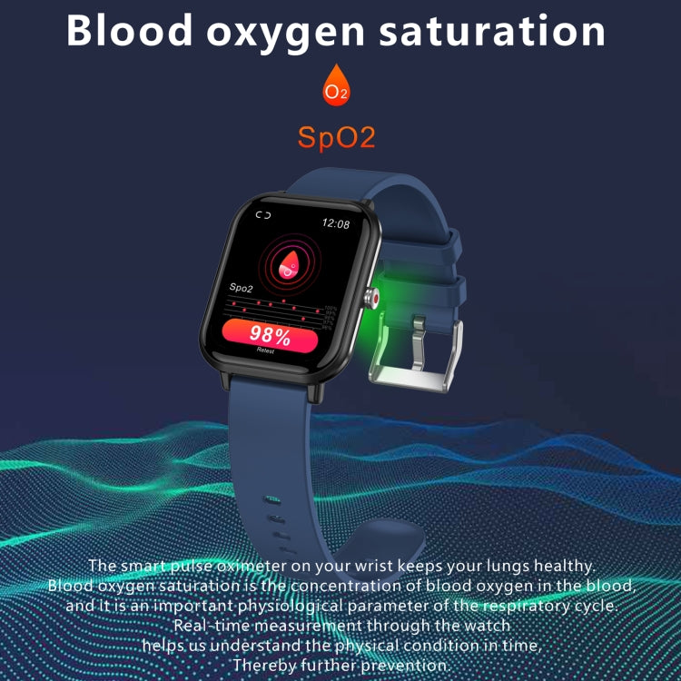 Q9 Pro 1.7 inch TFT HD Screen Smart Watch, Support Body Temperature Monitoring/Heart Rate Monitoring(Orange) - Smart Wear by buy2fix | Online Shopping UK | buy2fix