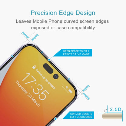 For iPhone 14 Pro 10pcs 0.26mm 9H 2.5D Tempered Glass Film - iPhone 14 Pro Tempered Glass by buy2fix | Online Shopping UK | buy2fix