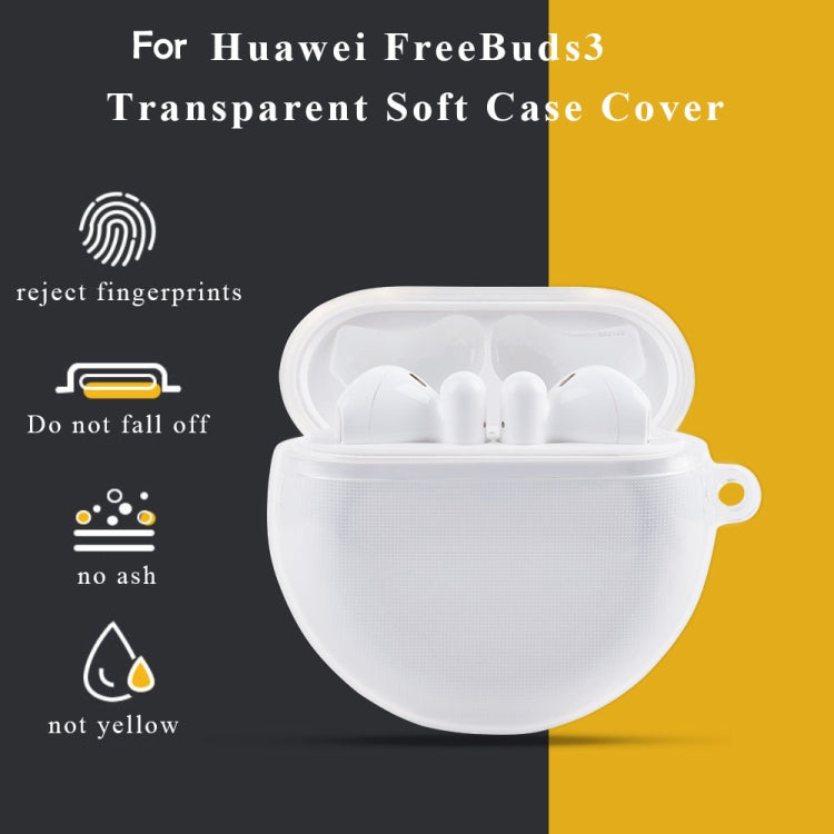 Earphone TPU Protective Case For Huawei FreeBuds 3(Transparent) - Huawei Earphone Case by buy2fix | Online Shopping UK | buy2fix