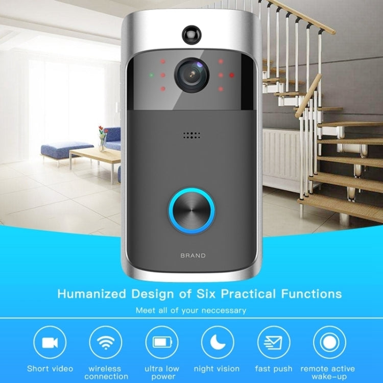 M3 720P Smart WIFI Ultra Low Power Video Visual Doorbell With Ding Dong Version(UK Plug) - Security by buy2fix | Online Shopping UK | buy2fix