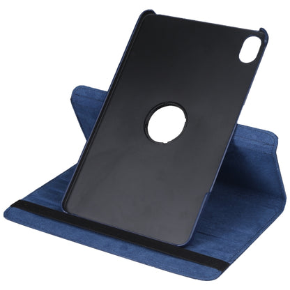 For Honor Pad 8 360 Degree Rotation Litchi Texture Flip Leather Tablet Case(Blue) - For Huawei by buy2fix | Online Shopping UK | buy2fix