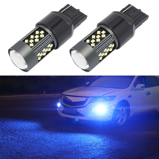 1 Pair 7440 12V 7W Continuous Car LED Fog Light(Ice Blue Light) - In Car by buy2fix | Online Shopping UK | buy2fix