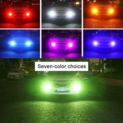 1 Pair H7 12V 7W Strobe Car LED Fog Light(Orange Light) - In Car by buy2fix | Online Shopping UK | buy2fix