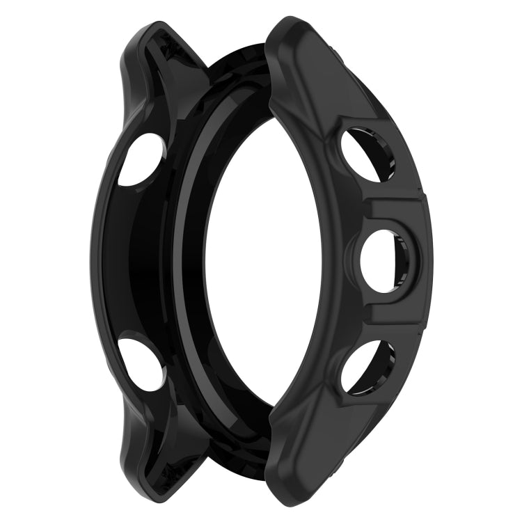 For Garmin Forerunner 955 Armor Hollow TPU Watch Case(Black) - Smart Wear by buy2fix | Online Shopping UK | buy2fix