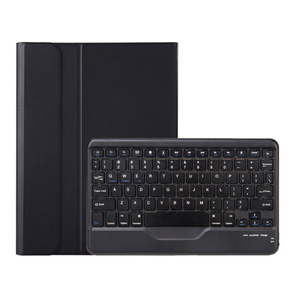 OP12-B Lambskin Texture Ultra-thin Bluetooth Keyboard Leather Case For OPPO Pad Air 10.4 inch(Black) - Others Keyboard by buy2fix | Online Shopping UK | buy2fix