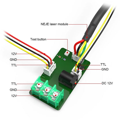 NEJE A40640 15W 450nm Laser Engraver Module Kits - Consumer Electronics by NEJE | Online Shopping UK | buy2fix