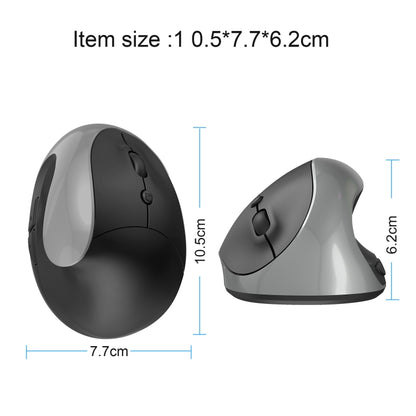 X10 2.4G Wireless Vertical Ergonomic Gaming Mouse(Grey) - Wireless Mice by buy2fix | Online Shopping UK | buy2fix