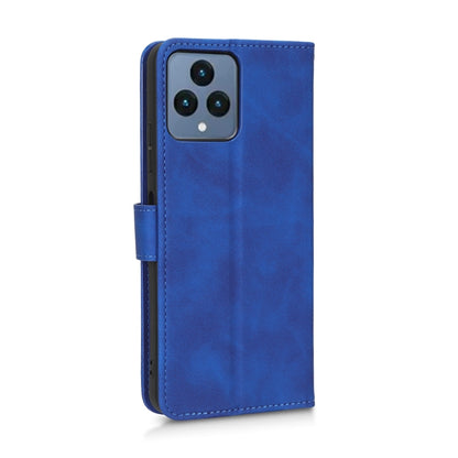 For T-Mobile Revvl 6 5G Skin Feel Magnetic Flip Leather Phone Case(Blue) - More Brand by buy2fix | Online Shopping UK | buy2fix