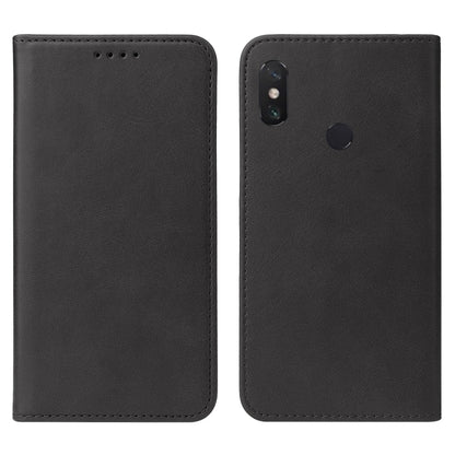For Xiaomi Mi Max 3 Pro Magnetic Closure Leather Phone Case(Black) - Xiaomi Cases by buy2fix | Online Shopping UK | buy2fix