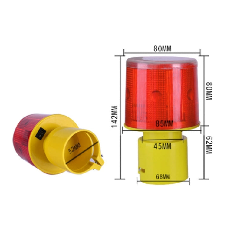 Night Solar Safety Warning Flash Light, Specification:02 Sleeve(Yellow) - In Car by buy2fix | Online Shopping UK | buy2fix