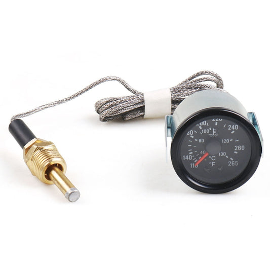 52mm Pointer Mechanical Water Temperature Gauge with Sensor - In Car by buy2fix | Online Shopping UK | buy2fix