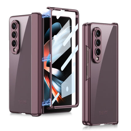 For Samsung Galaxy Z Fold4 GKK Magnetic Hinged Phantom Folding Phone Case(Wine Red) - Galaxy Z Fold4 5G Cases by GKK | Online Shopping UK | buy2fix