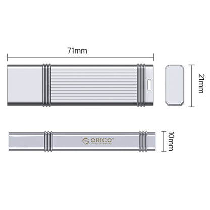 ORICO UFS Flash Drive, Read: 411MB/s, Write: 353MB/s, Memory:64GB, Port:Type-C(Silver) - USB Flash Drives by ORICO | Online Shopping UK | buy2fix