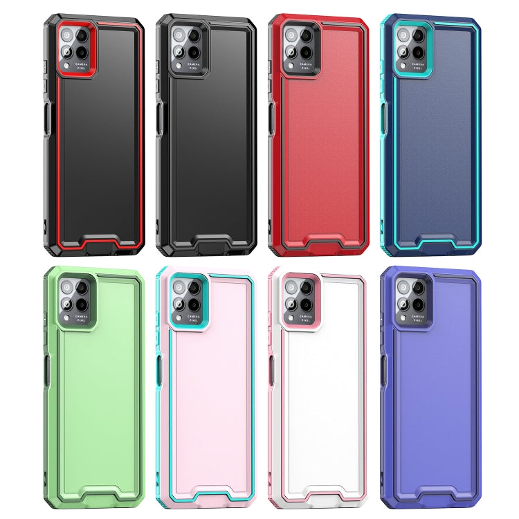 For T-Mobile Revvl 6 Pro 5G Armour Two-color TPU + PC Phone Case(Black) - More Brand by buy2fix | Online Shopping UK | buy2fix