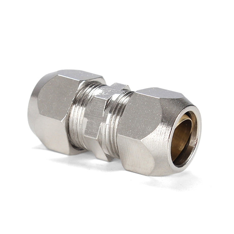 KT-PU-12 LAIZE Nickel Plated Copper Straight Pneumatic Quick Fitting Copper Pipe Connector -  by LAIZE | Online Shopping UK | buy2fix