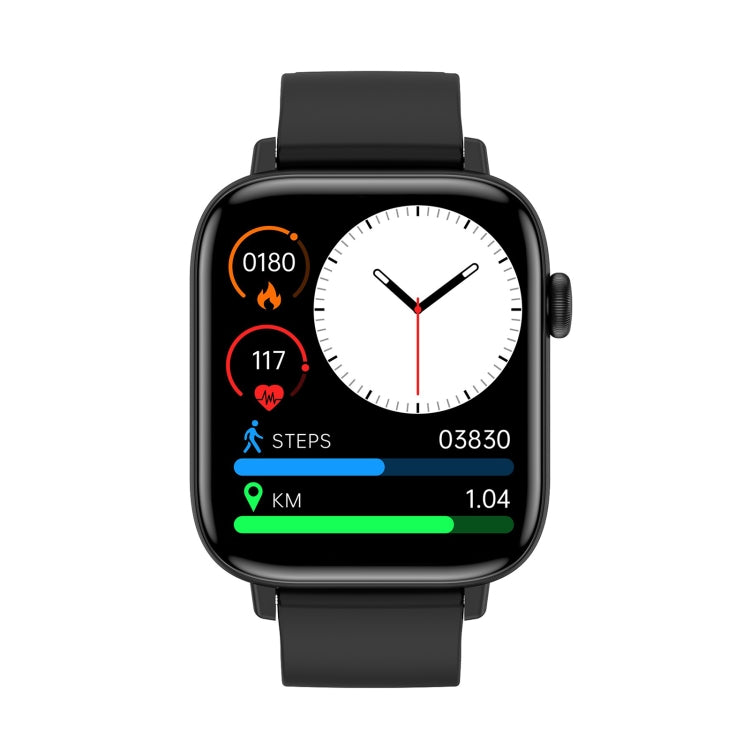 T49 1.9 inch HD Square Screen Smart Watch Supports Heart Rate Monitoring/Bluetooth Calling(Black) - Smart Wear by buy2fix | Online Shopping UK | buy2fix