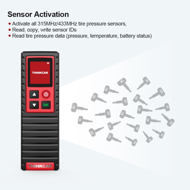 THINKCAR THINKTPMSG2 Car Tire Pressure Inspection Tool Reading Learning Sensor Activator Programming - In Car by buy2fix | Online Shopping UK | buy2fix