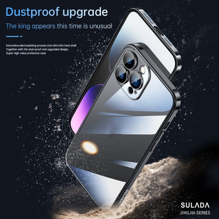 For iPhone 14 SULADA Hard PC Shockproof Phone Case(Sierra Blue) - iPhone 14 Cases by SULADA | Online Shopping UK | buy2fix