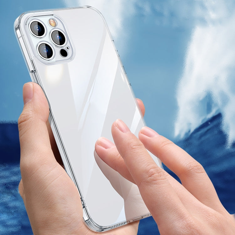 For iPhone 14 SULADA Frosted Series Shockproof Transparent TPU Phone Case(White) - iPhone 14 Cases by SULADA | Online Shopping UK | buy2fix