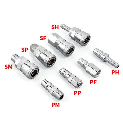 LAIZE SP+PP-40 10pcs C-type Self-lock Air Tube Pneumatic Quick Fitting Connector -  by LAIZE | Online Shopping UK | buy2fix