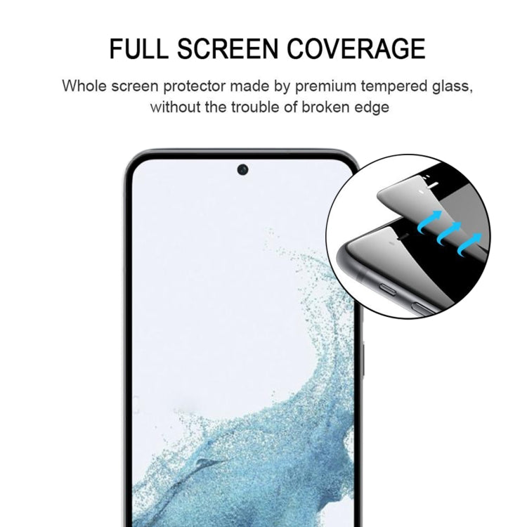 For Samsung Galaxy S23 5G / S22 5G Supports Unlocking 25pcs Ultra-thin 0.18mm Full Glue Full Screen Tempered Glass Film - Galaxy S23 5G Tempered Glass by buy2fix | Online Shopping UK | buy2fix