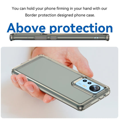 For Xiaomi 12 Pro Candy Series TPU Phone Case(Transparent Grey) - 12 Pro Cases by buy2fix | Online Shopping UK | buy2fix
