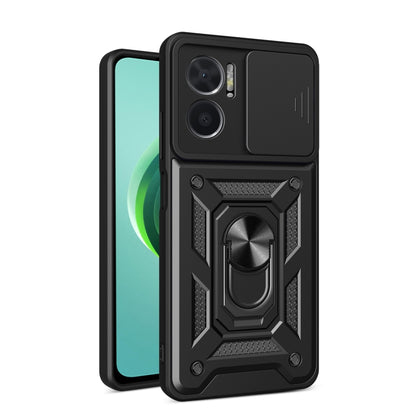 For Xiaomi Redmi 10 5G Sliding Camera Design TPU + PC Phone Case(Black) - Xiaomi Cases by buy2fix | Online Shopping UK | buy2fix