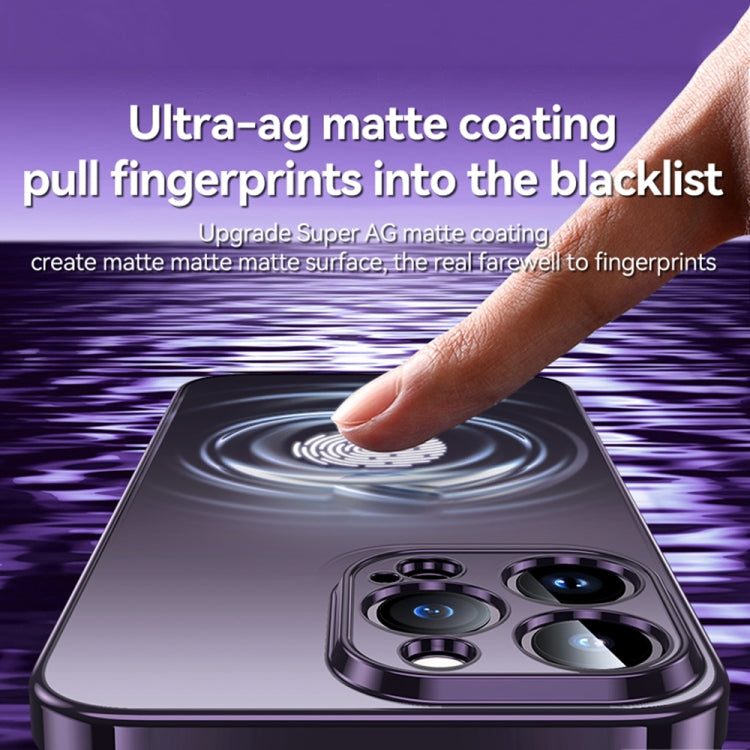 For iPhone 14 Pro Max SULADA Electroplating Frosted All-inclusive TPU Phone Case(Purple) - iPhone 14 Pro Max Cases by SULADA | Online Shopping UK | buy2fix