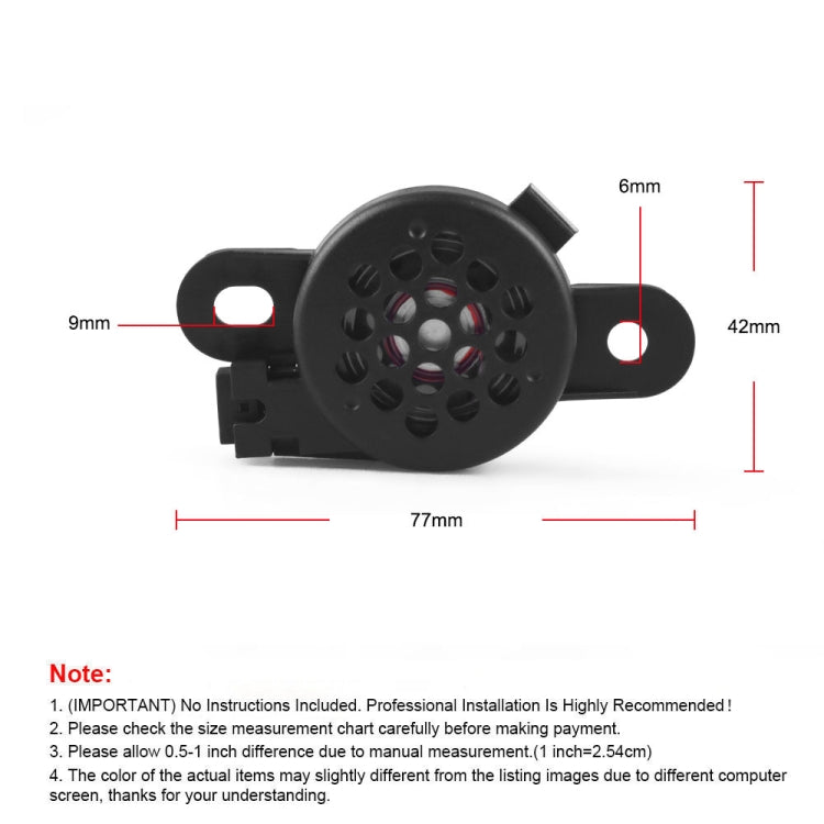 For Audi / Volkswagen / Skoda Car Reversing Radar Horn 5Q0919279 - In Car by buy2fix | Online Shopping UK | buy2fix