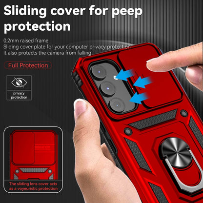 For Samsung Galaxy A54 5G Sliding Camshield Holder Phone Case(Red) - Galaxy Phone Cases by buy2fix | Online Shopping UK | buy2fix