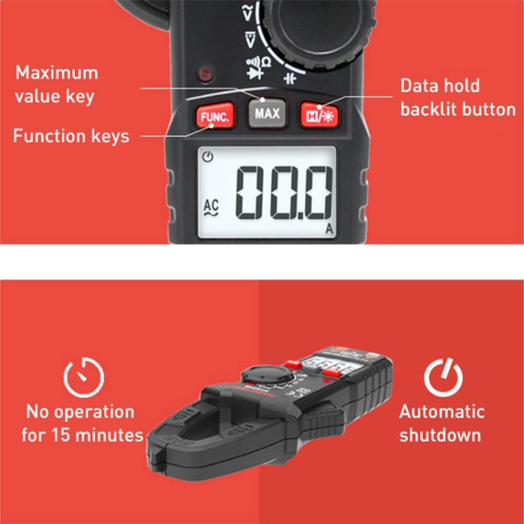 HABOTEST HT200A Pocket Clamp Multimeter - Consumer Electronics by buy2fix | Online Shopping UK | buy2fix