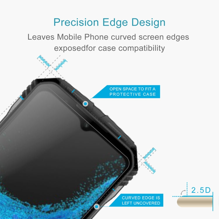 For DOOGEE V Max 50pcs 0.26mm 9H 2.5D Tempered Glass Film - For Doogee by buy2fix | Online Shopping UK | buy2fix