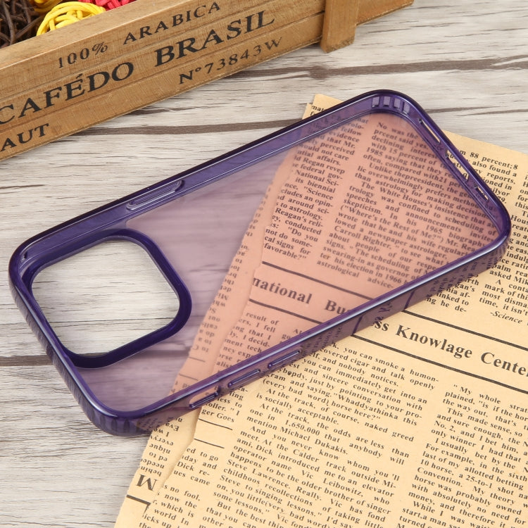 For iPhone 14 Pro GEBEI Acrylic Phone Case (Purple) - iPhone 14 Pro Cases by GEBEI | Online Shopping UK | buy2fix