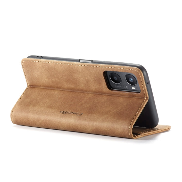 CaseMe 013 Multifunctional Horizontal Flip Leather Phone Case For OPPO A96 4G / A36 4G／A76 4G／K10 4G ／Realme 9i 4G (Brown) - OPPO Cases by CaseMe | Online Shopping UK | buy2fix