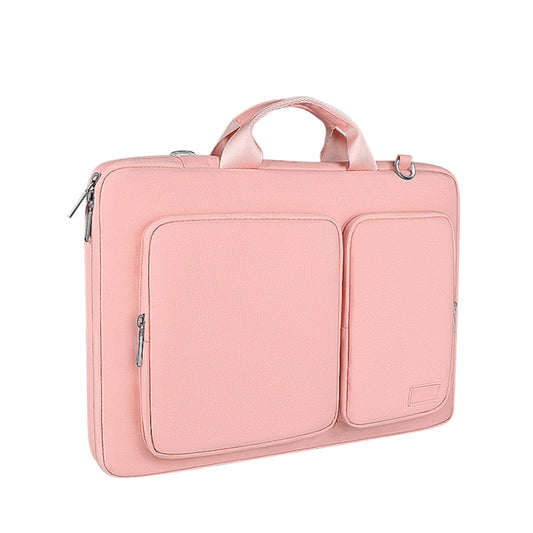 ST11 Polyester Thickened Laptop Bag, Size:15.6 inch(Pink) - 15.6 - 17 inch by buy2fix | Online Shopping UK | buy2fix