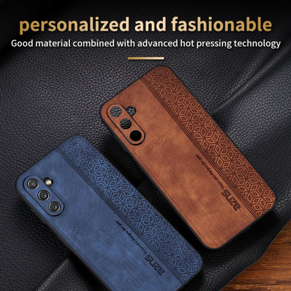 For Samsung Galaxy A24 4G AZNS 3D Embossed Skin Feel Phone Case(Brown) - Galaxy Phone Cases by AZNS | Online Shopping UK | buy2fix