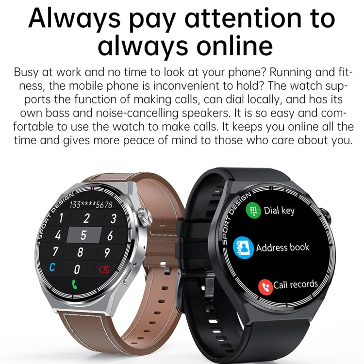 HDT 3 Max 1.6 inch Silicone Band IP67 Waterproof Smart Watch Support Bluetooth Call / NFC(Black) - Smart Wear by buy2fix | Online Shopping UK | buy2fix