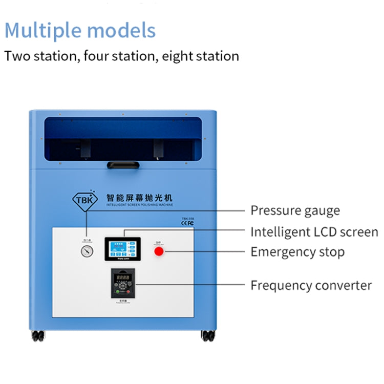 TBK 938M Multi-station Mobile Phone Screen Water Mill Polishing Machine(US Plug) - Polishing Repair by TBK | Online Shopping UK | buy2fix