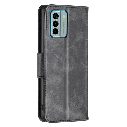 For Nokia G22 Lambskin Texture Leather Phone Case(Black) - Nokia Cases by buy2fix | Online Shopping UK | buy2fix