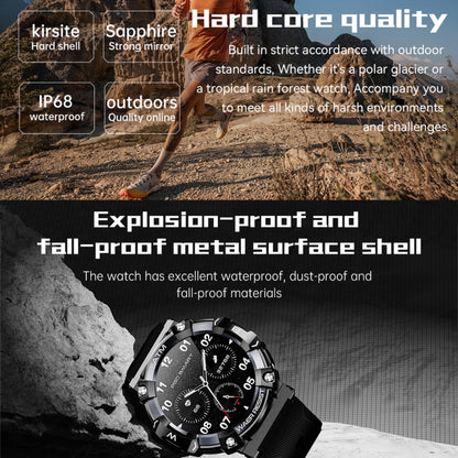 PG666 1.39 inch TFT Screen Bluetooth Call Smart Watch, Support Heart Rate / Blood Pressure Monitoring(Black) - Smart Wear by buy2fix | Online Shopping UK | buy2fix