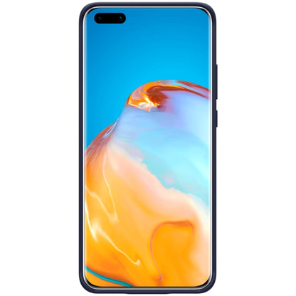 For Huawei P40 Pro NILLKIN Feeling Series Shockproof Liquid Silicone Protective Case(Blue) - Huawei Cases by NILLKIN | Online Shopping UK | buy2fix