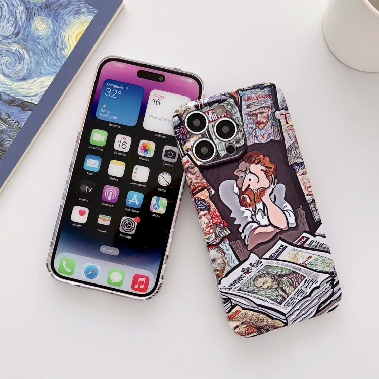 For iPhone 11 Precise Hole Oil Painting Glossy PC Phone Case(Tower) - iPhone 11 Cases by buy2fix | Online Shopping UK | buy2fix