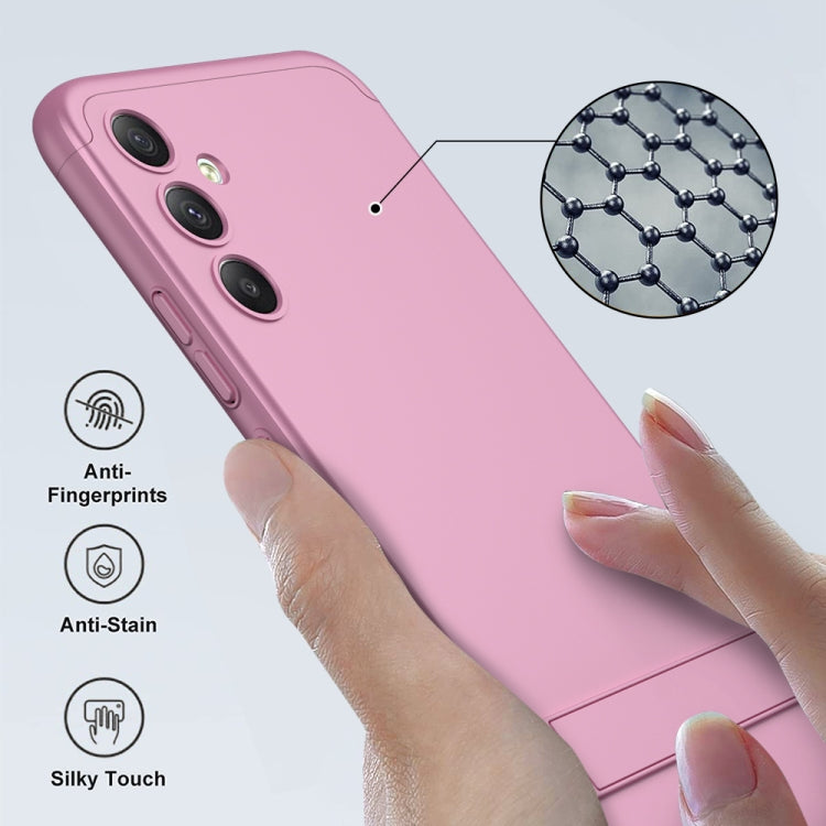 For Samsung Galaxy A34 5G GKK Three Stage Splicing Full Coverage PC Phone Case with Stand(Rose Gold) - Galaxy Phone Cases by GKK | Online Shopping UK | buy2fix