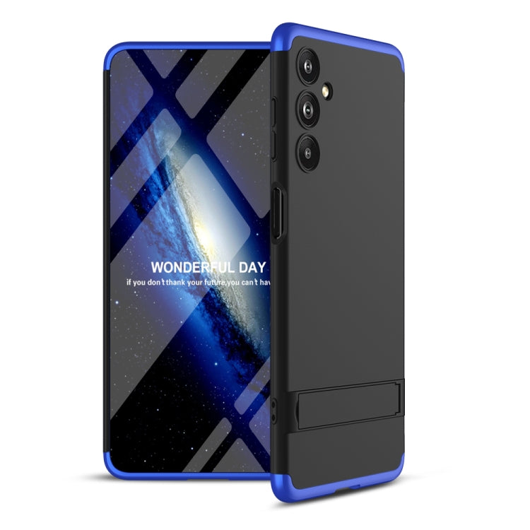 For Samsung Galaxy F54 GKK Three Stage Splicing Full Coverage PC Phone Case(Black Blue) - Galaxy Phone Cases by GKK | Online Shopping UK | buy2fix