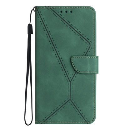 For Sony Xperia 1 III Stitching Embossed Leather Phone Case(Green) - Sony Cases by buy2fix | Online Shopping UK | buy2fix