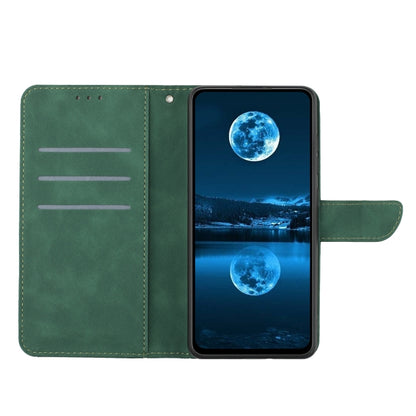 For Xiaomi Redmi Note 12 Pro+ Stitching Embossed Leather Phone Case(Green) - Note 12 Pro+ Cases by buy2fix | Online Shopping UK | buy2fix